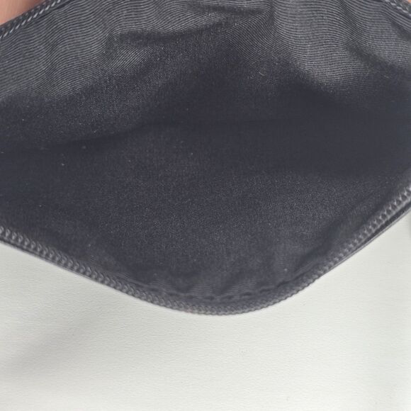 Coach Womens Single Strap Zip Top Pocket Front Wristlet Handbag Black Leather - Picture 6 of 8